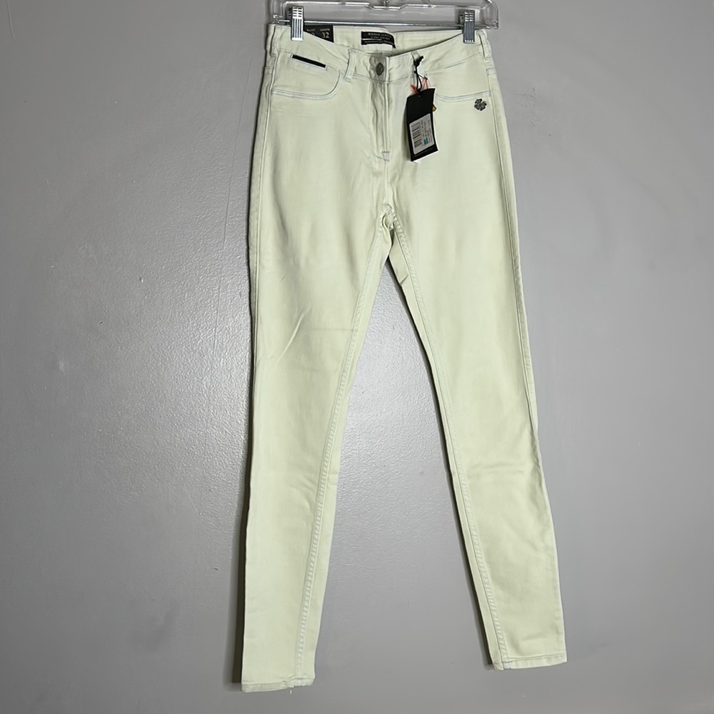 Scotch & Soda Pale Yellow Skinny Jeans
